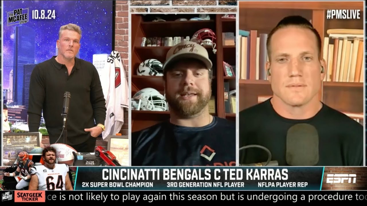 Ted Karras says NFLPA are trying to ‘revamp’ locker room interview procedure | The Pat McAfee Show