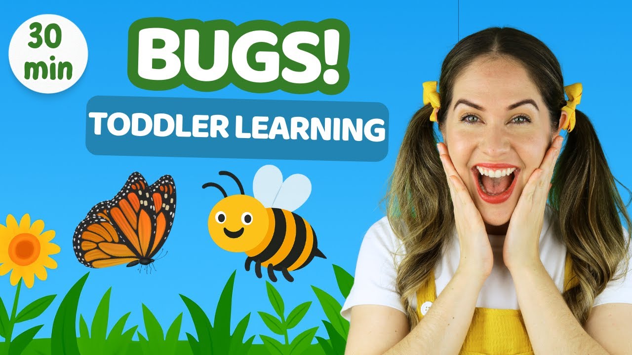 Bugs in the Garden! 🐝 Toddler Learning | Singing, movement & language learning fun with Ms Catherine