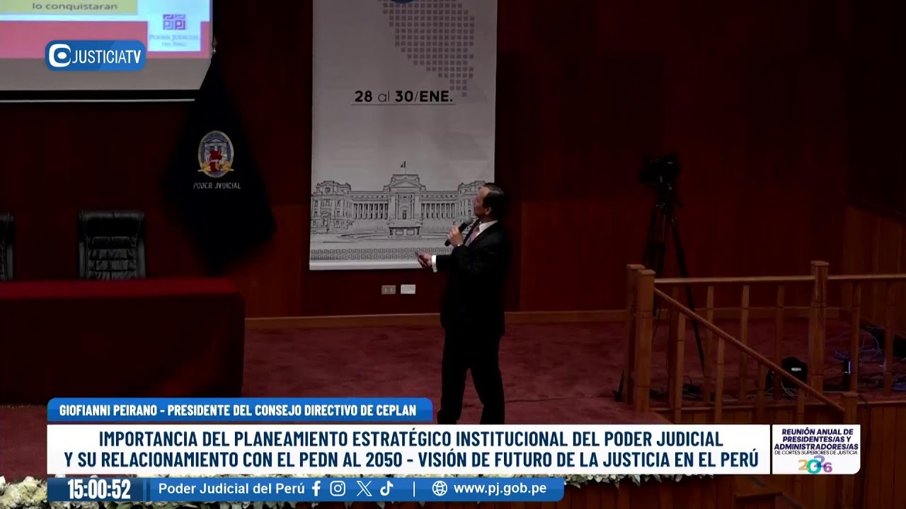 🔴#EnVivo | Reunión Anual de Presidentas y Presidentes de las Cortes Superiores, Gerentes