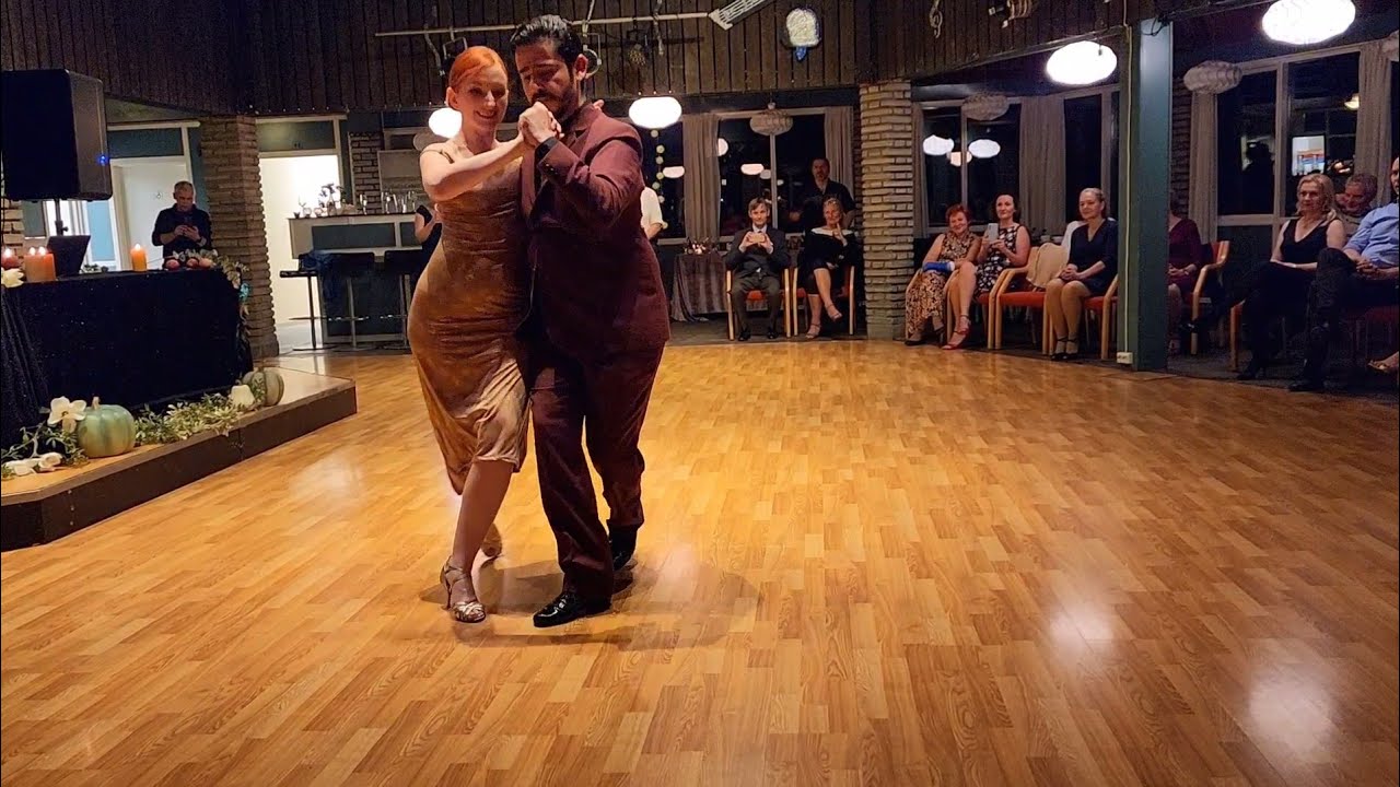 Alejandro Beron & Kelly Lettieri dance milonga El Torito by Canaro in Moss, Norway