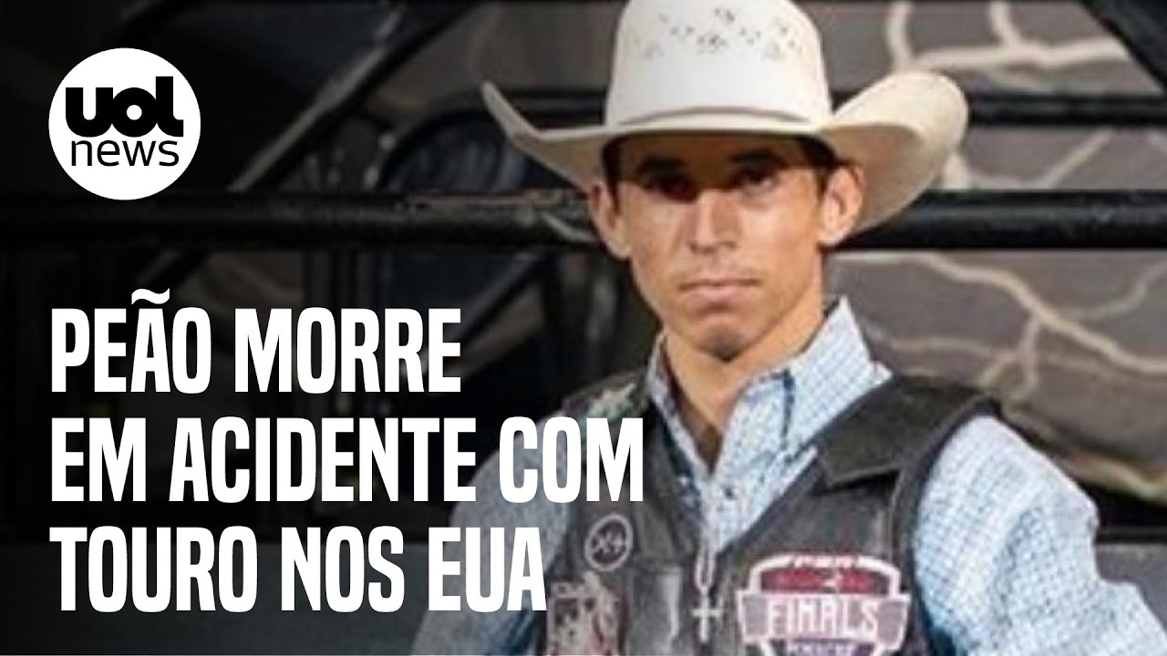 Pe&atilde;o brasileiro morre em acidente com touro durante etapa de rodeio nos EUA