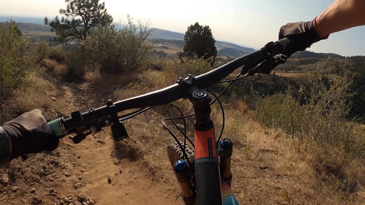 Longhorn trail at White Ranch Golden, CO Front Range MTB 4K