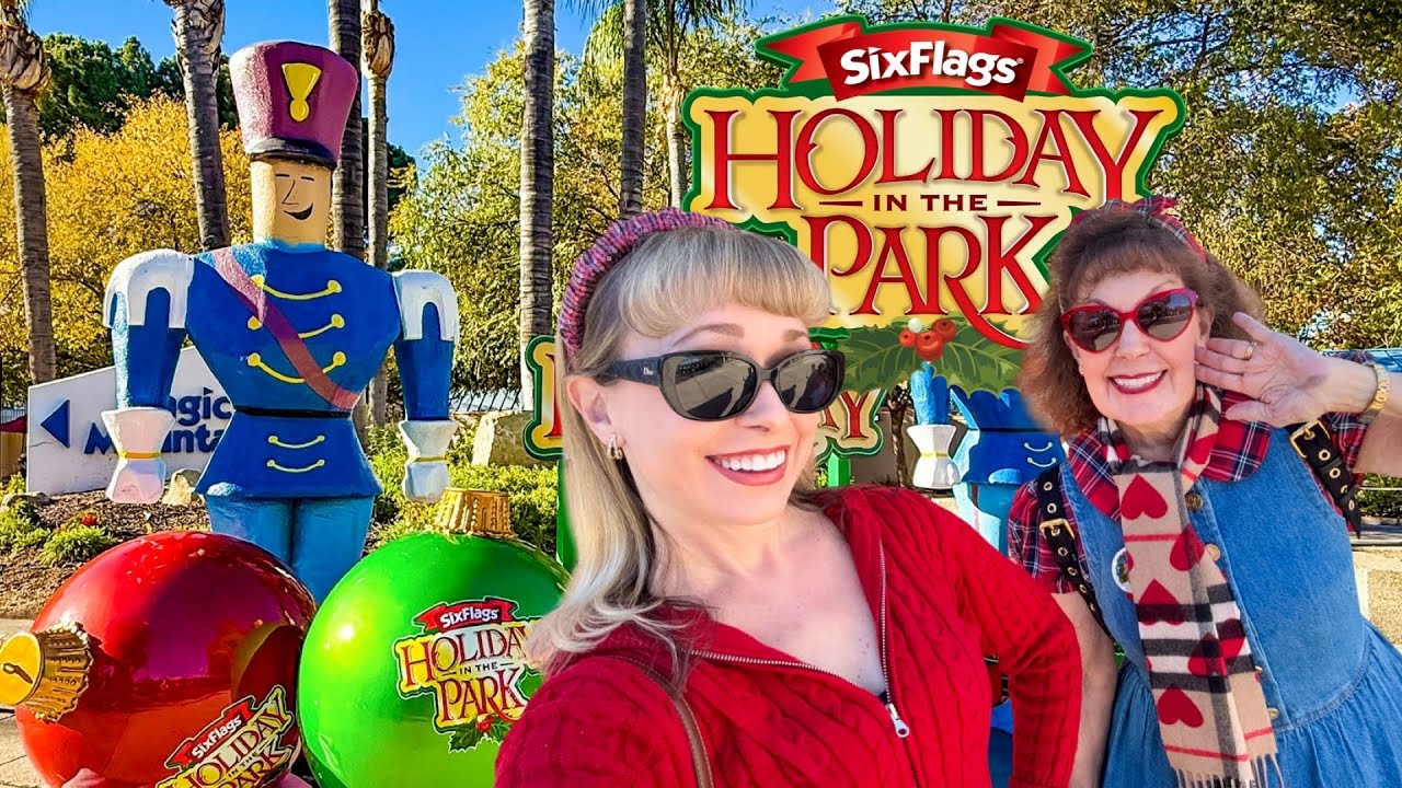 Праздник в парке Six Flags Magic Mountain! Путеводитель по еде, развлечениям и сувенирам.