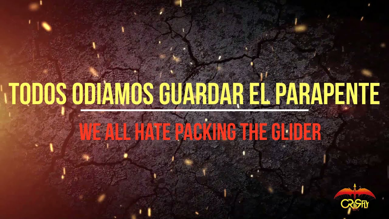 MINITUTORIAL Como guardar el parapente en bolsa de tubo - How to pack the glider inside the tube bag