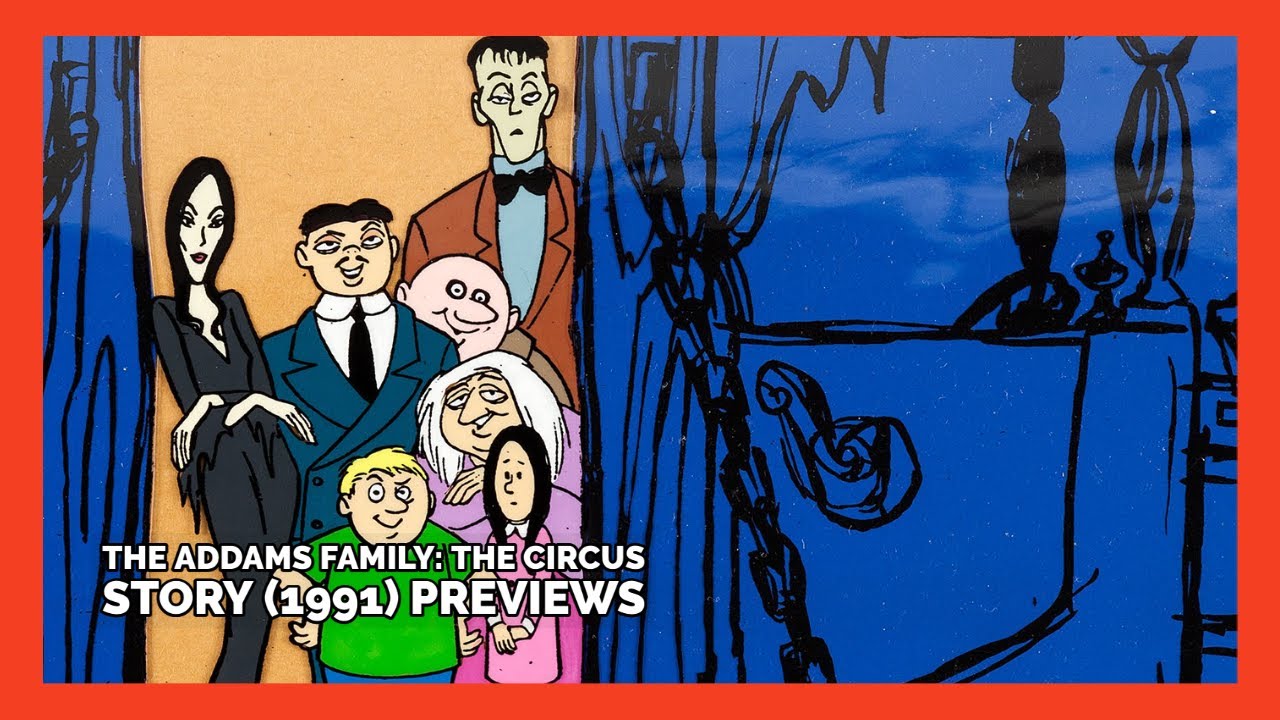 Opening and Closing to The Addams Family: The Circus Story (1991) VHS #Halloween