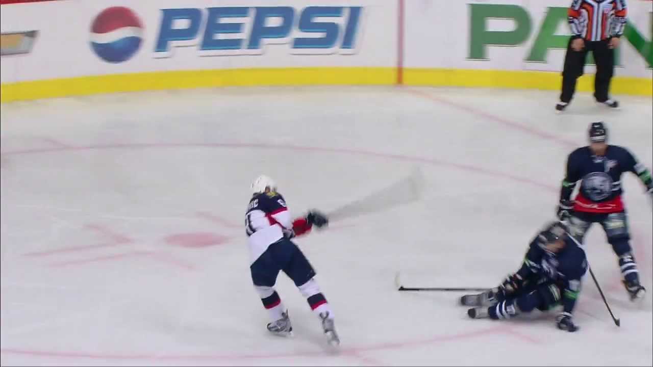 KHL Medvescak Zagreb - Slovan 3:4OT 13.09.2013