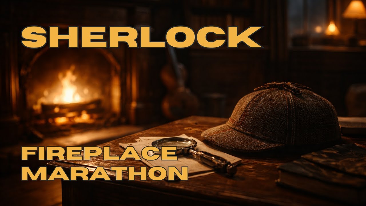 Classic Fireplace - Sherlock Holmes (Remastered Audio) | Old Time Radio for Sleep