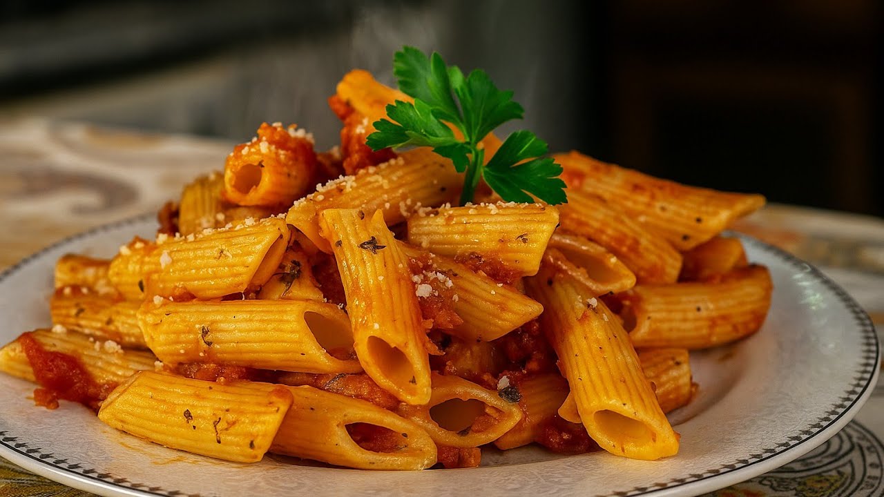 The Spicy Italian Pasta That’ll Blow Your Mind!  (Pasta Arrabbiata Recipe)