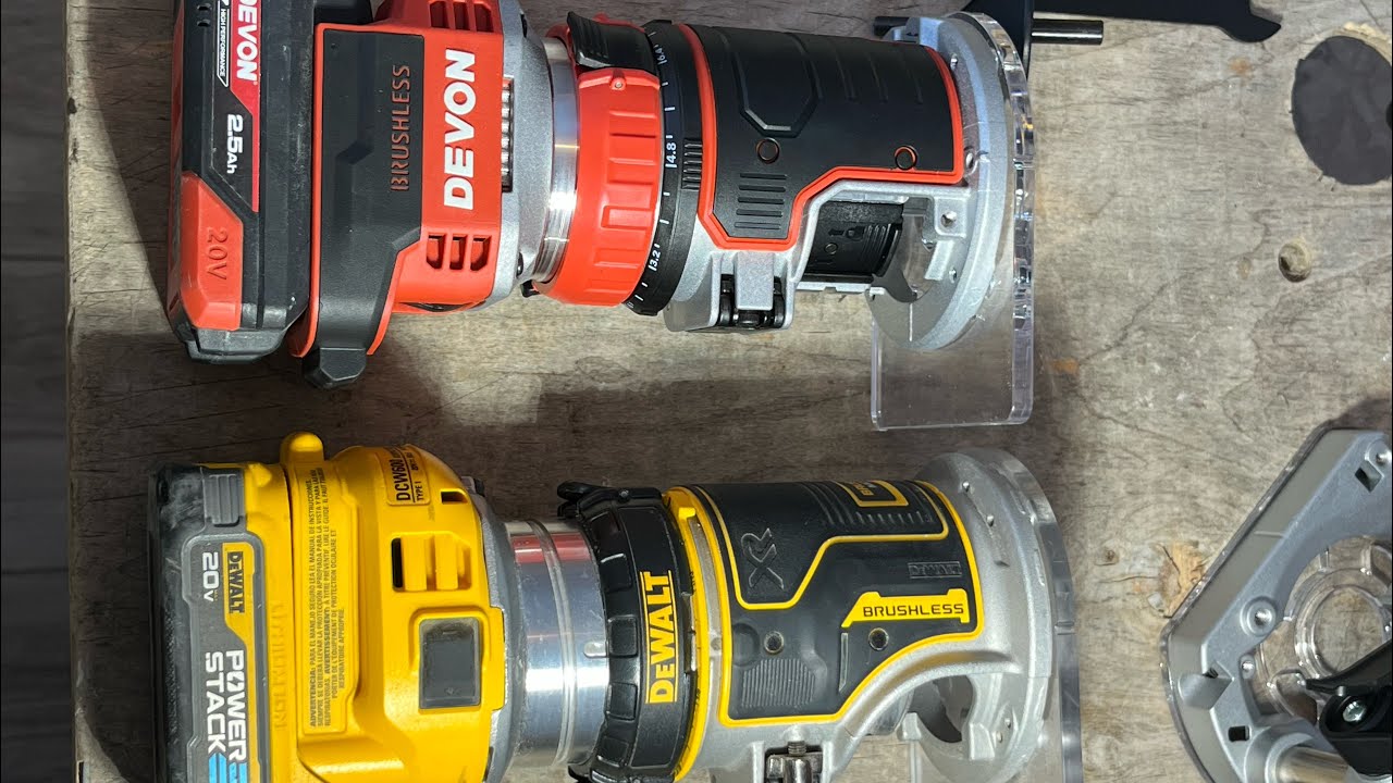 Распаковка фрезера #Devon 1329 и совместимость с #Dewalt 600