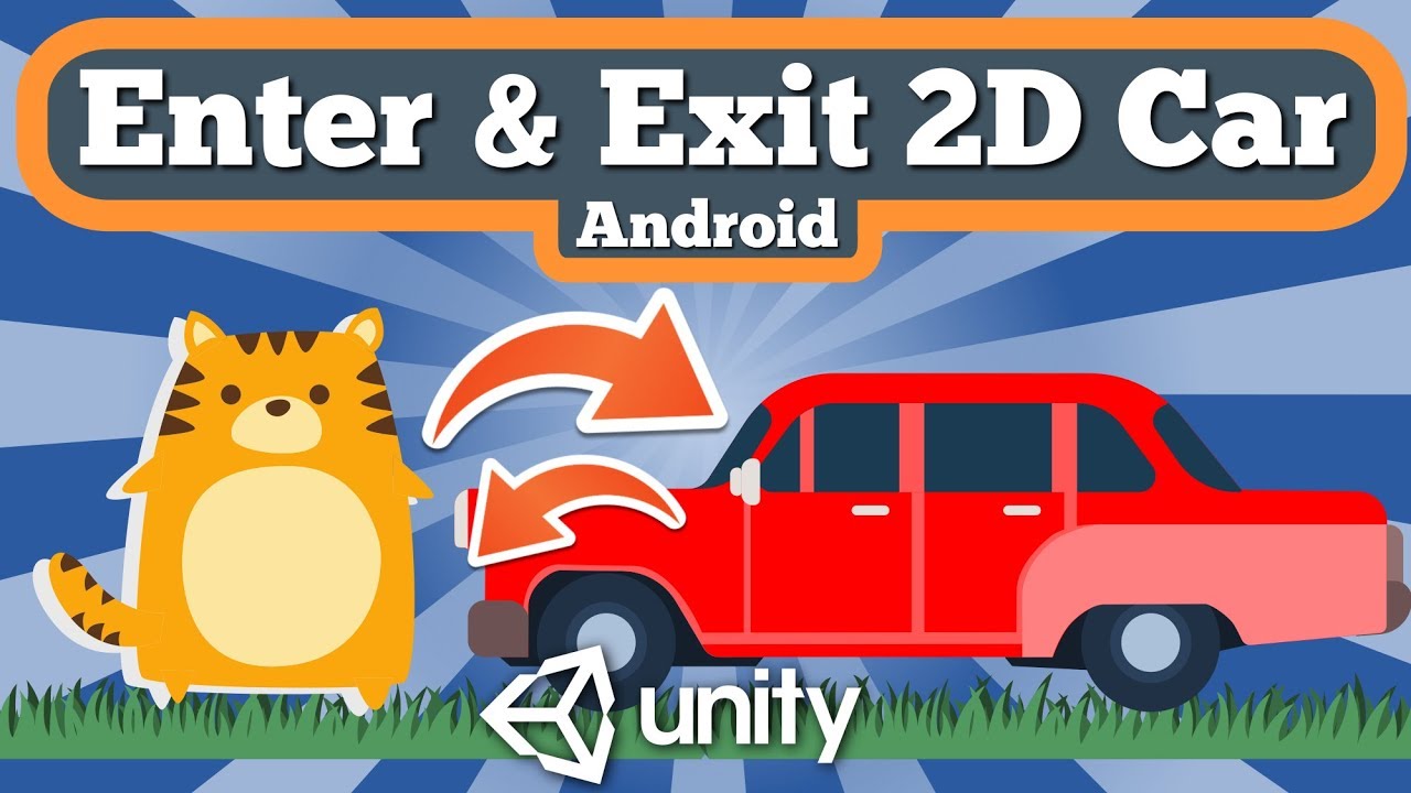 Unity 2D Tutorial How To Make A Character To Enter And To Exit A Vehicle In Simple Android Game.