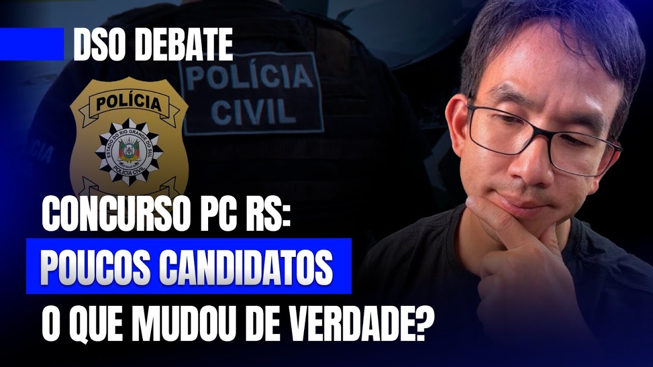 🚨 DSO Debate - Poucos candidatos na PC-RS: o que mudou de verdade?