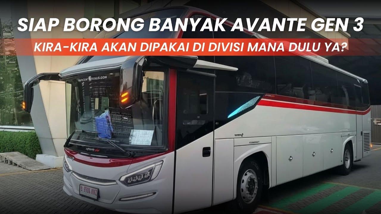 BUS PRIMAJASA RILIS BUS BARU AVANTE GEN 3 KARENA TRAYEK BARU? | ALIEFFEA