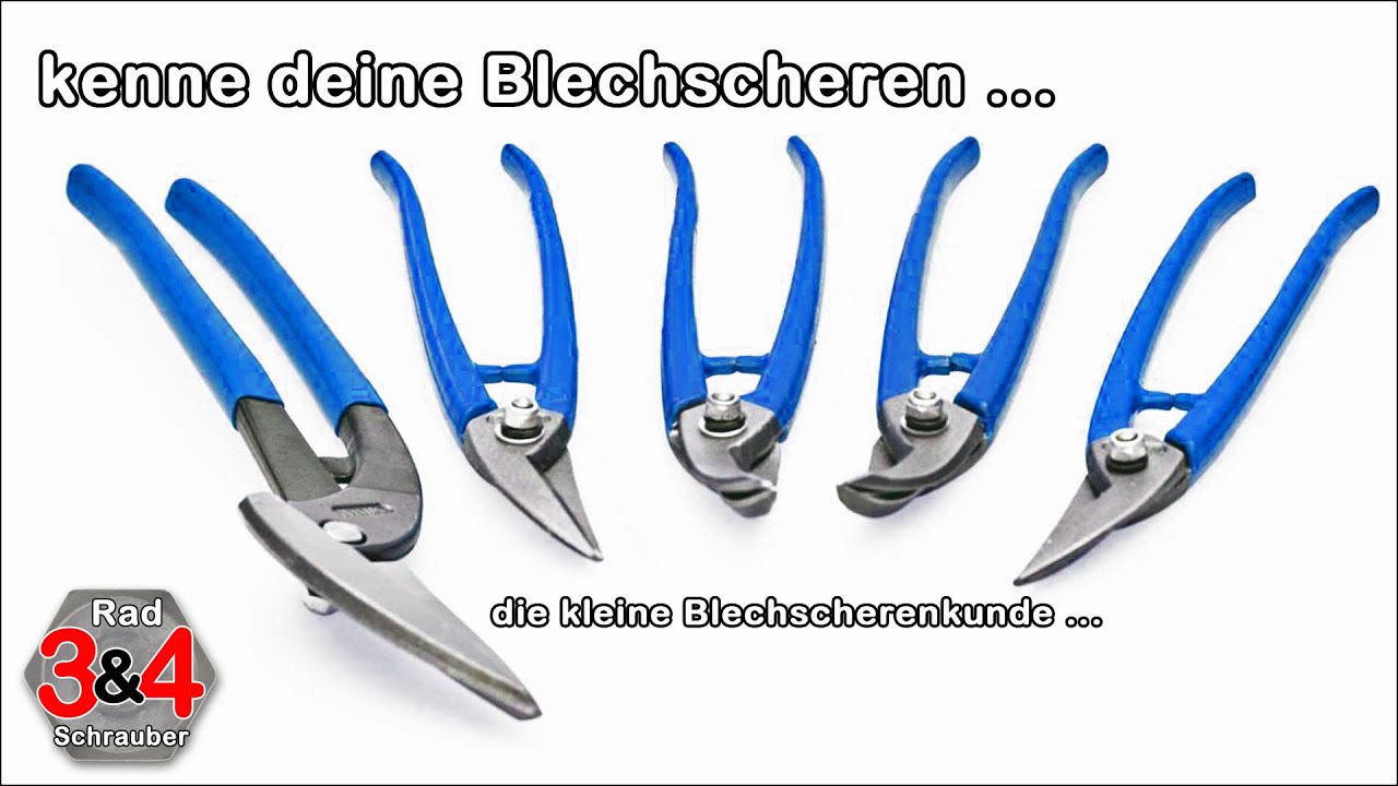 kenne deine Blechscheren - die kleine Blechscherenkunde &hellip;