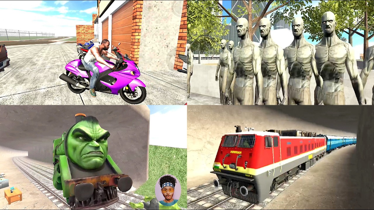 Indian City Train Change Devil Hulk Train🫣இன்னொரு பக்கம் சோம்பிகளின் ஆட்டம் 😈| Master Of KN 