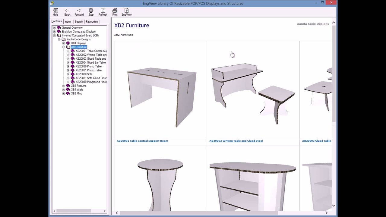Library of Displays | EngView software for POP/POS displays | v.6