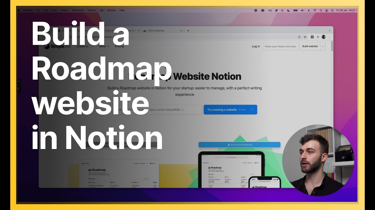 How to build a Roadmap website in Notion (for Startups, SaaS, etc)