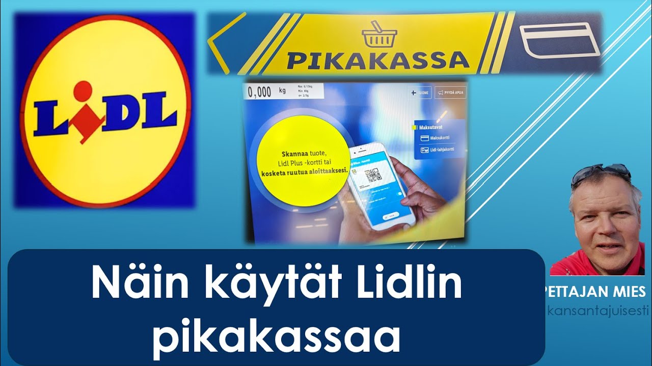 Näin käytät Lidlin itsepalvelukassaa