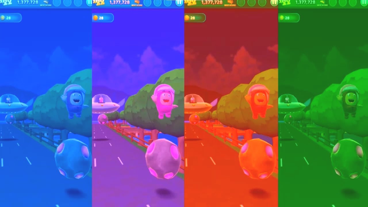 Oddbods Turbo Run Reverse Mix Battle versus Alien Boss Part 6