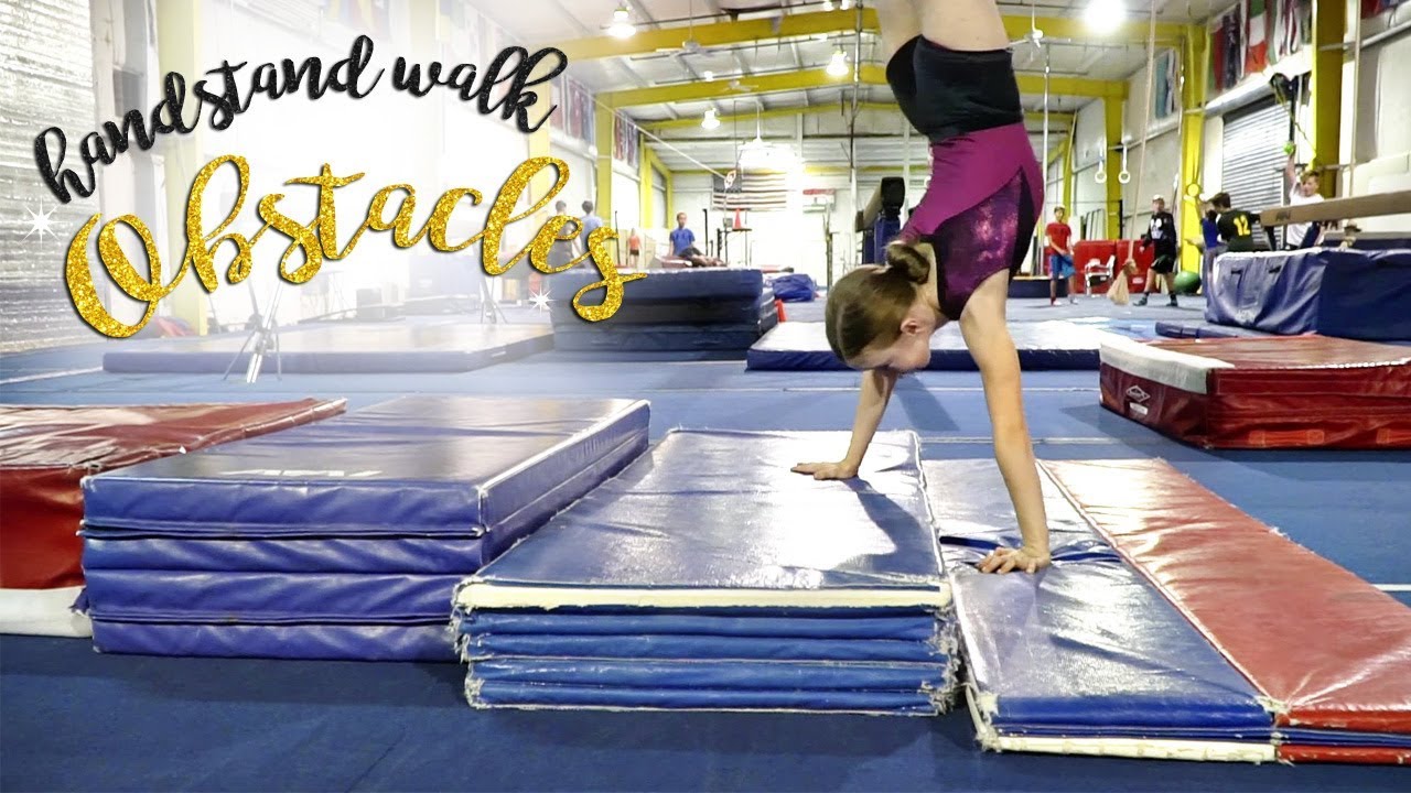 Gymnastics Handstand Walking Obstacle Course| Buttercup SGG