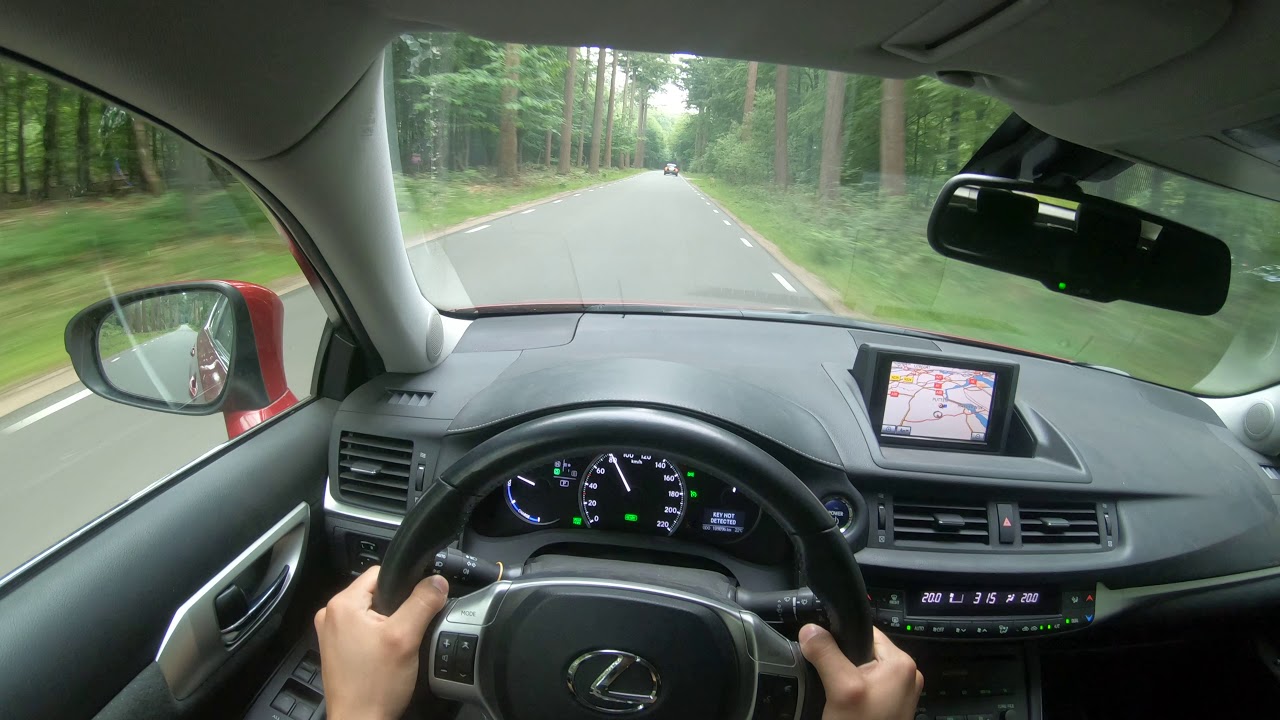 LEXUS CT200H 2012 POV | Acceleration | Empty key battery