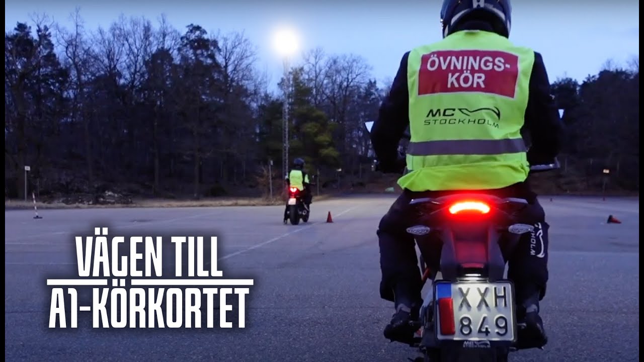 7. Första körlektionen – Vägen till A1-körkort