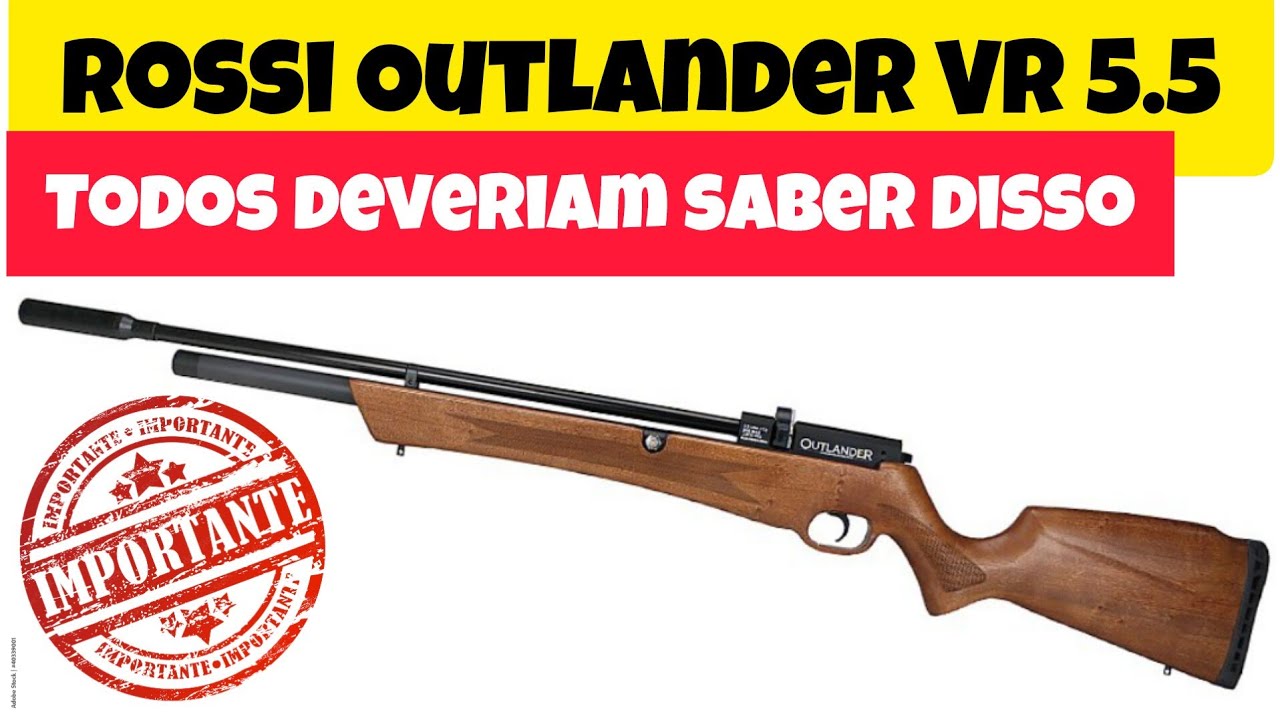 Porque os canais não ensinam isso? Rossi Outlander VR 5.5