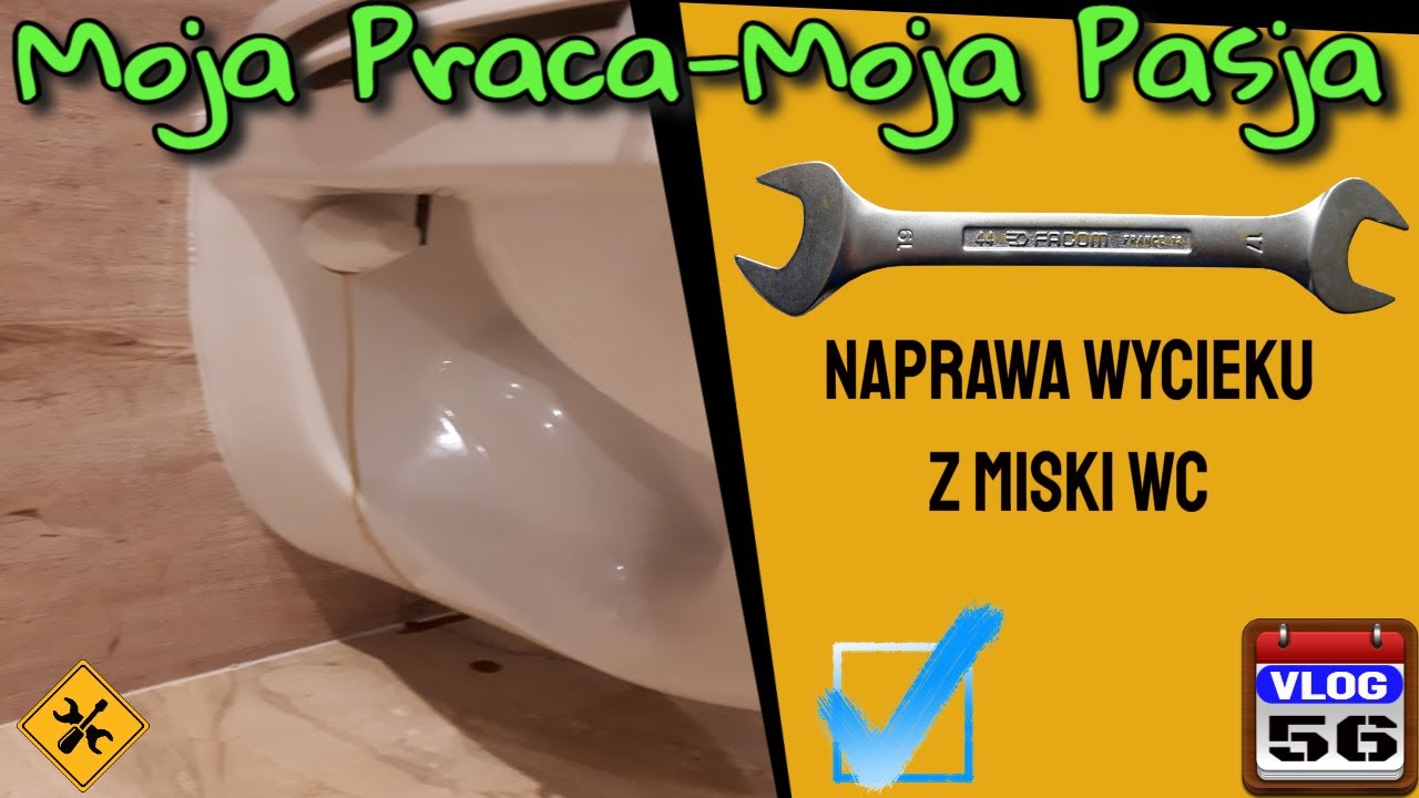 Naprawa wycieku z miski WC 🚾