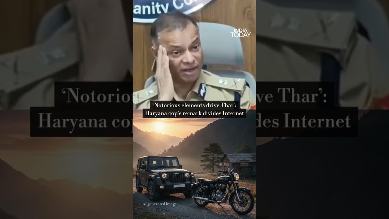 Haryana DGP OP Singh says 'Notorious Elements' often drive Thar SUVs and Bullet motorcycles