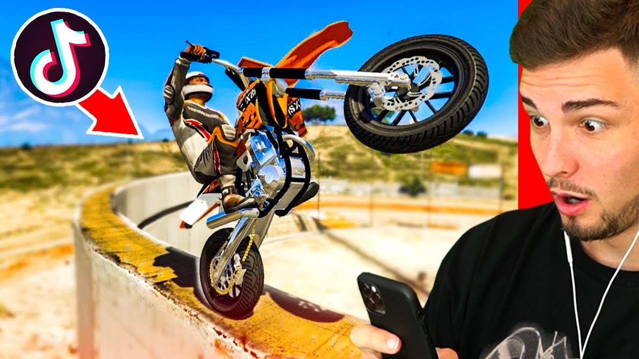 VIRALE GTA 5 STUNTS auf TIK TOK NACHMACHEN 7.0