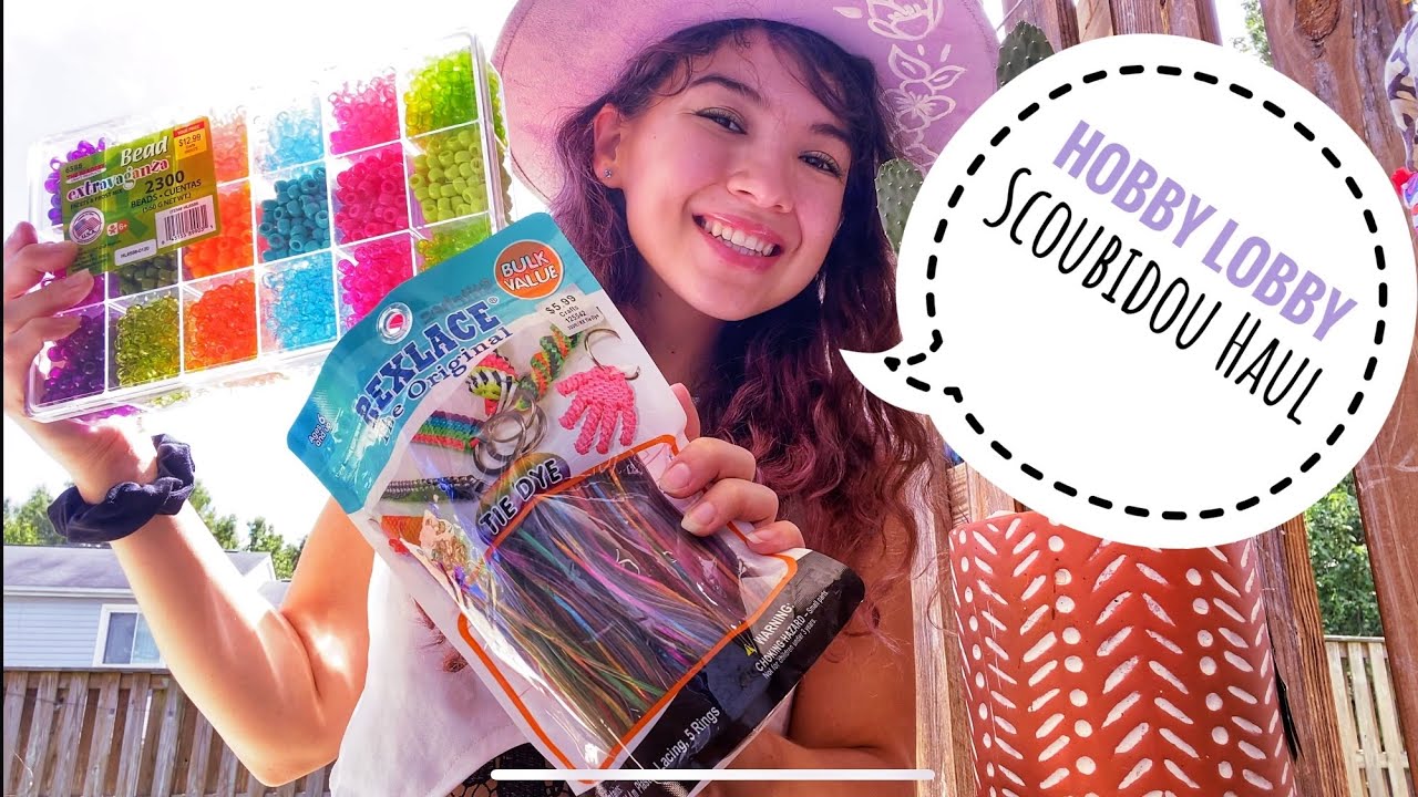 HOBBY LOBBY $50 Scoubidou/Craftlace Haul