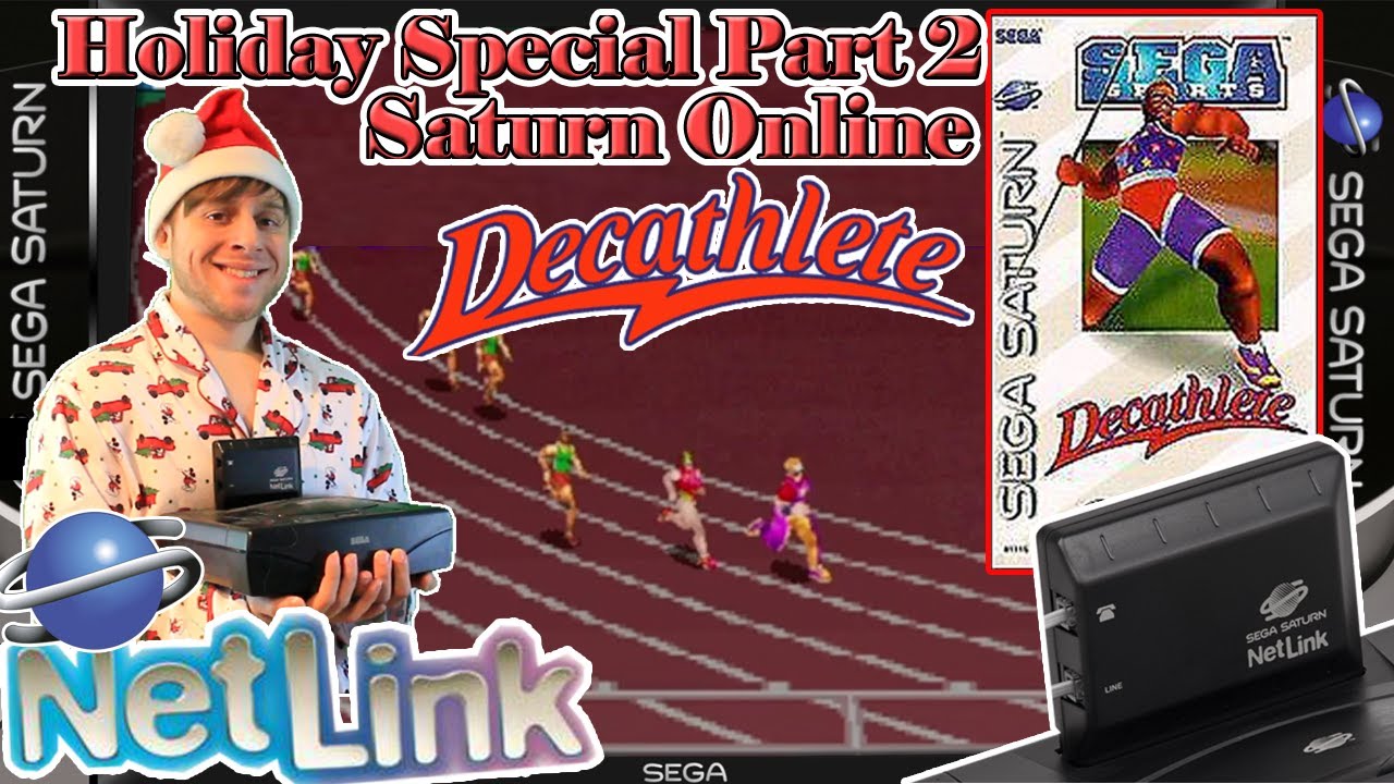 Sega Saturn Netlink Match #22 | DecAthlete Online Multiplayer Dreampi | Holiday Special Part 2 of 2!