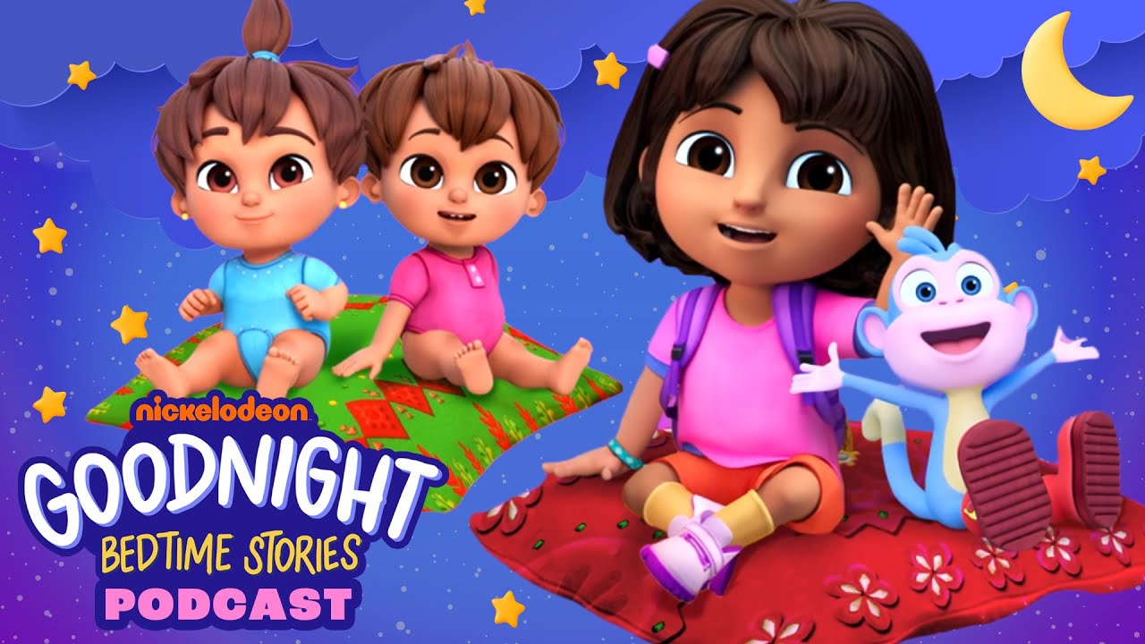 Dora & Boots Jingle All the Way to Sleep Podcast!🎄 | Goodnight Bedtime Stories #6 | Nick Jr. Music