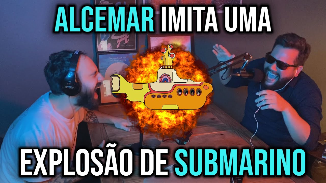 Alcemar imita uma explosão de Submarino 😂 Podcast Caixa Preta