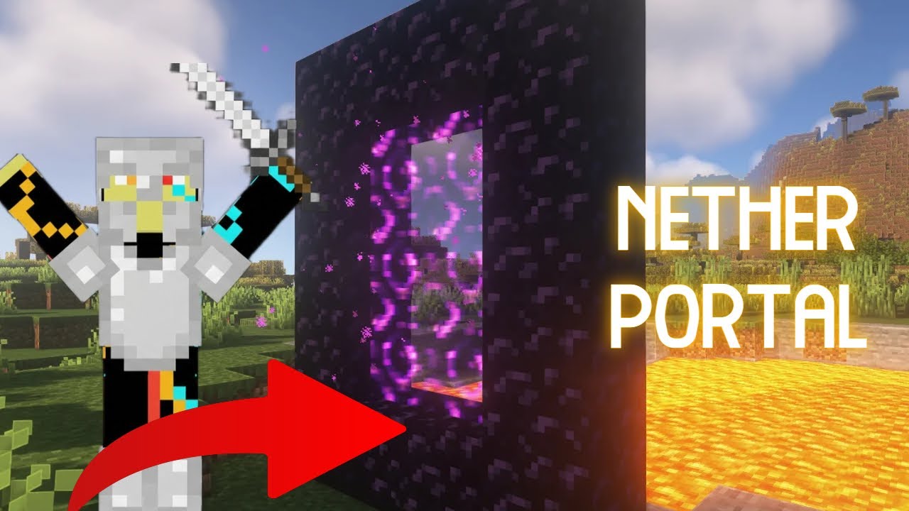 I Built A Nether Portal In Minecraft! (Episode 3)