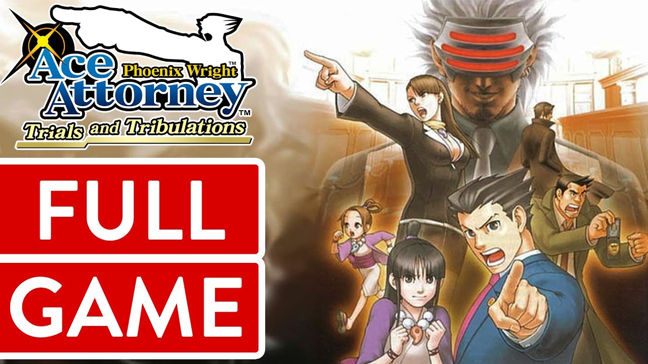 Phoenix Wright Ace Attorney Trials and Tribulations PC FULL GAME Longplay Gameplay Walkthrough VGL