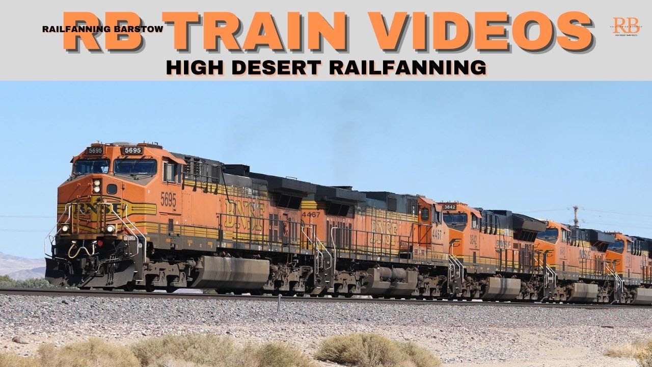 RAILFANNING VIDEOS 2024 UP & BNSF TRAINS