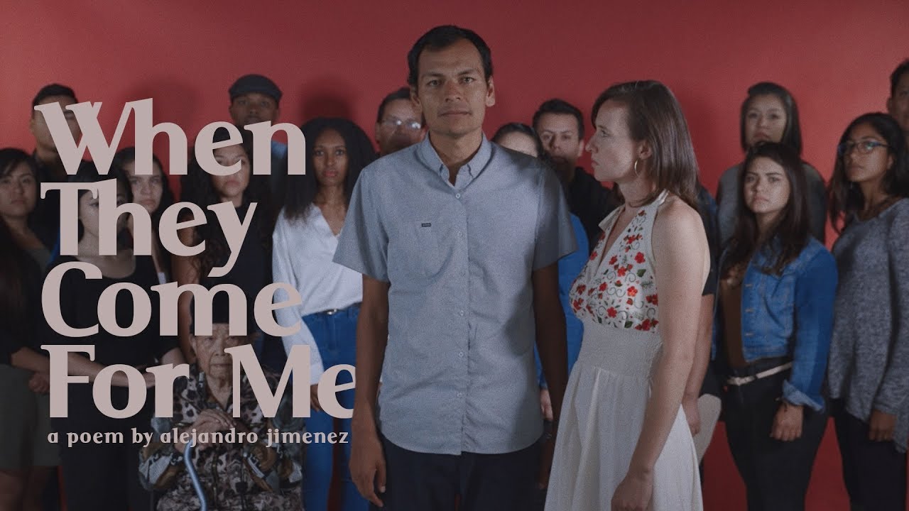 When They Come For Me, a poem by alejandro jimenez