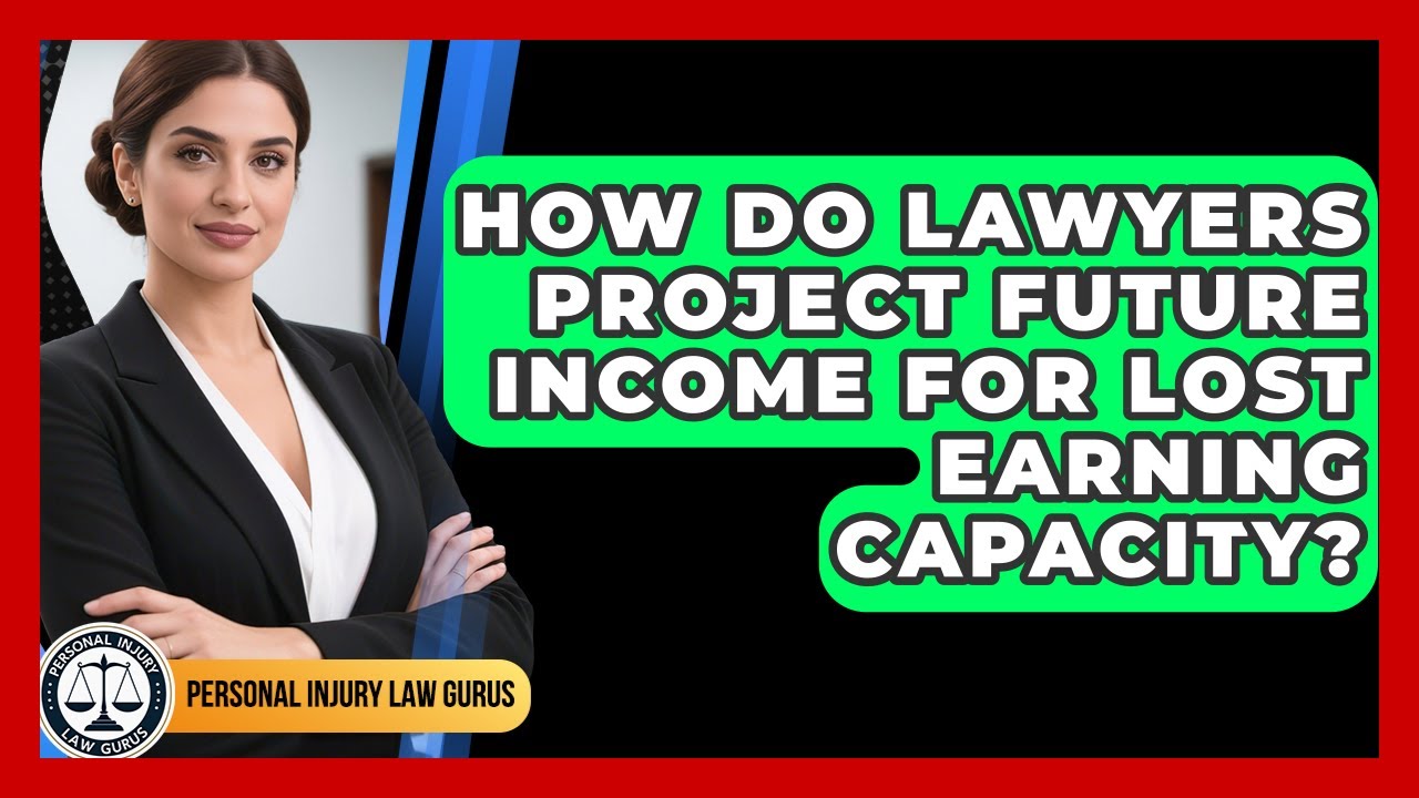 How Do Lawyers Project Future Income For Lost Earning Capacity? - Personal Injury Law Gurus