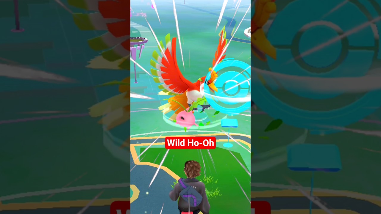 🤯 Finally Catch ✨ Ho-Oh *High CP in Wild*