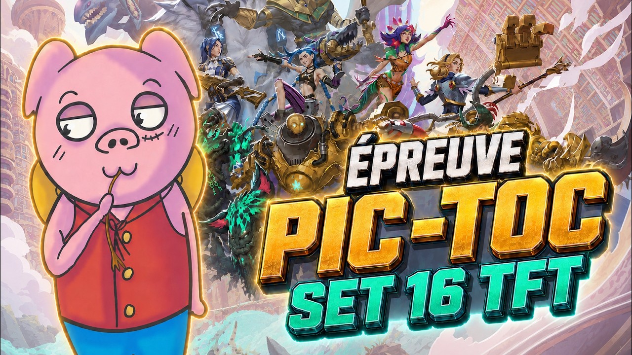 DECOUVERTE EN PIC TOC DU SET 16 DE TFT 🃏