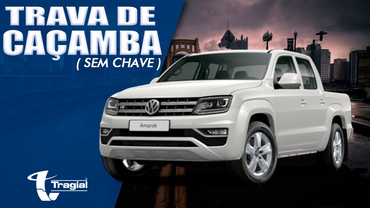 INSTALAÇÃO KIT TRAVA DE CAÇAMBA TRAGIAL PARA AMAROK MAÇANETA SEM CHAVE