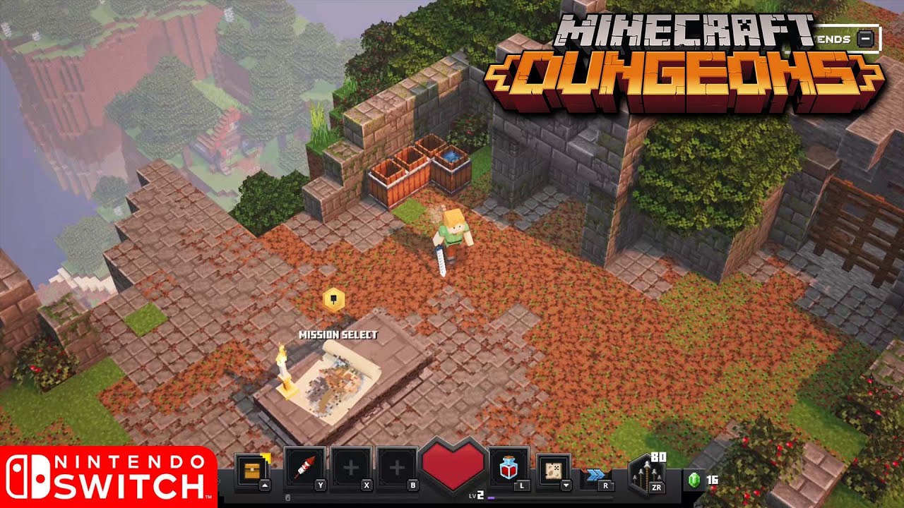 Minecraft Dungeons - Nintendo Switch Gameplay (2020)