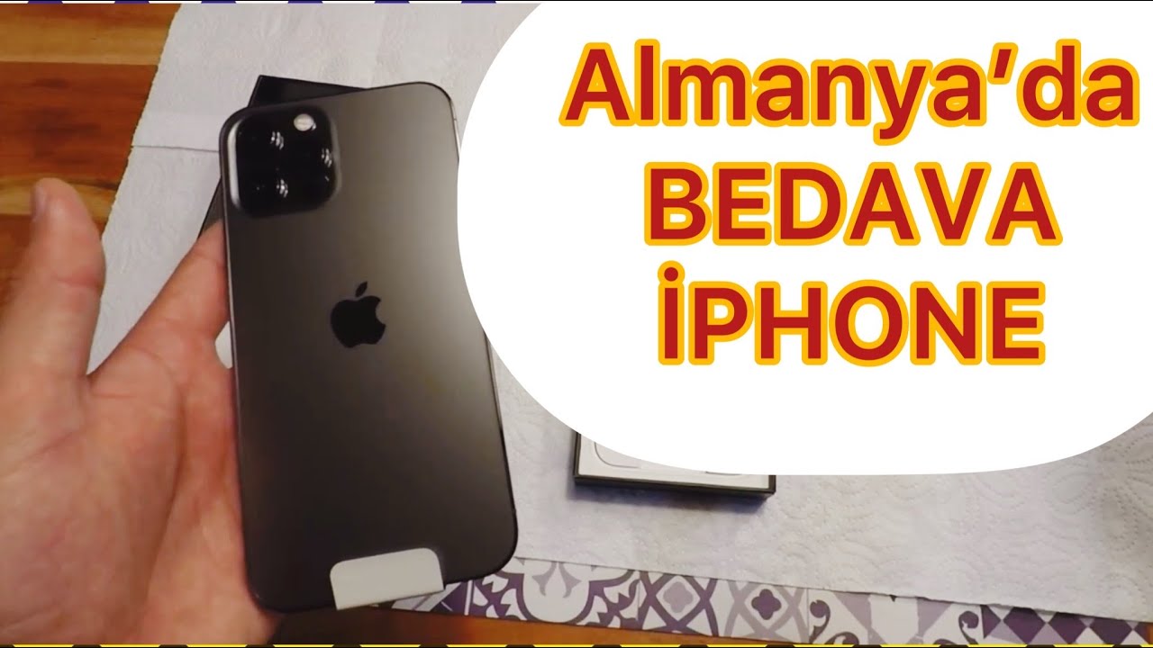 Almanya’da Bedava İphone 12 pro max 256 GB Nasıl Alınır ( Telefonunu Çıkart 😂 )