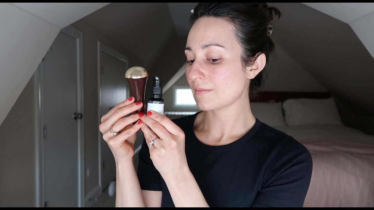 24 Days of Kansa Wand Ayurvedic Facial Massage // How To, Before + After, and Reflections