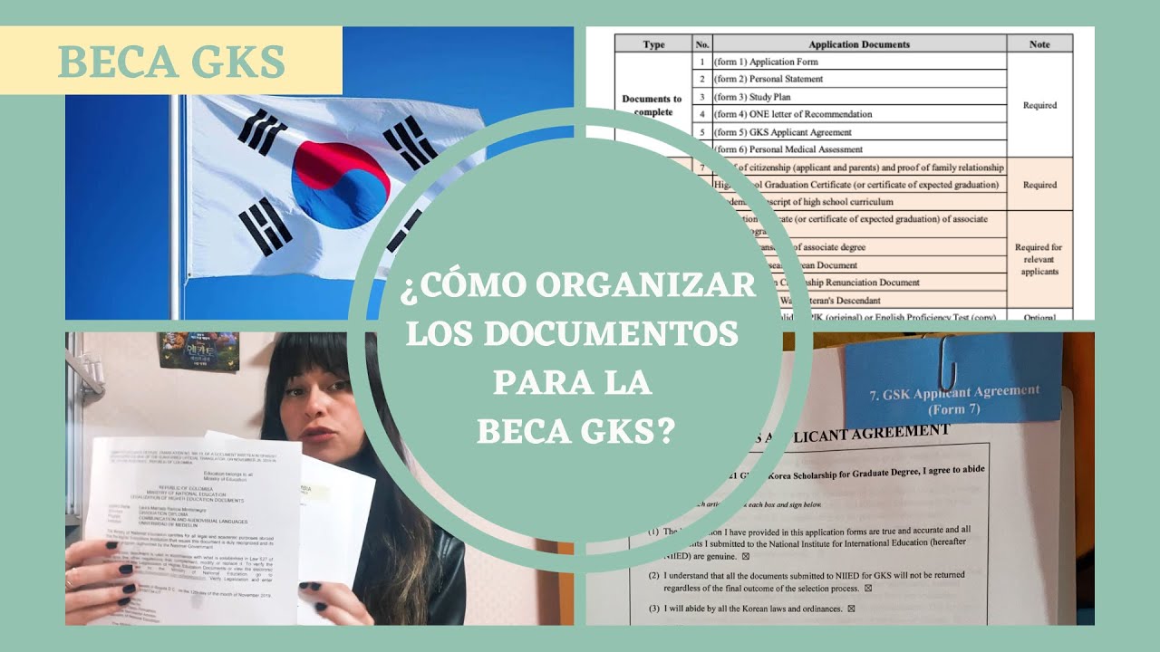 [BECA GKS] ¿Cómo ORGANIZAR los documentos de la BECA GKS? (UNDERGRADUATE) ABIERTA LA CONVOCATORIA