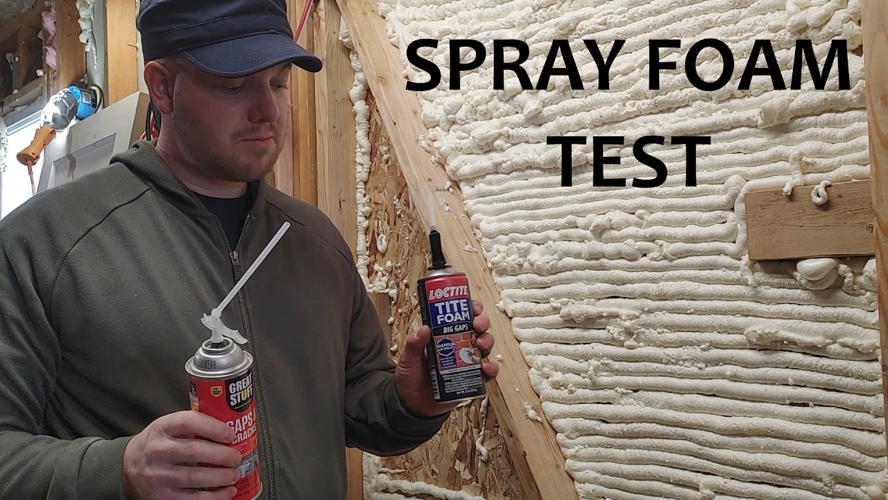 Spray Foam Comparison & Test