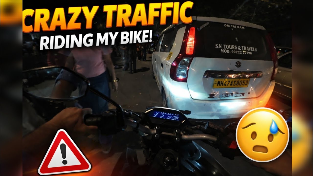 Night Ride Through INSANE Traffic 🚦