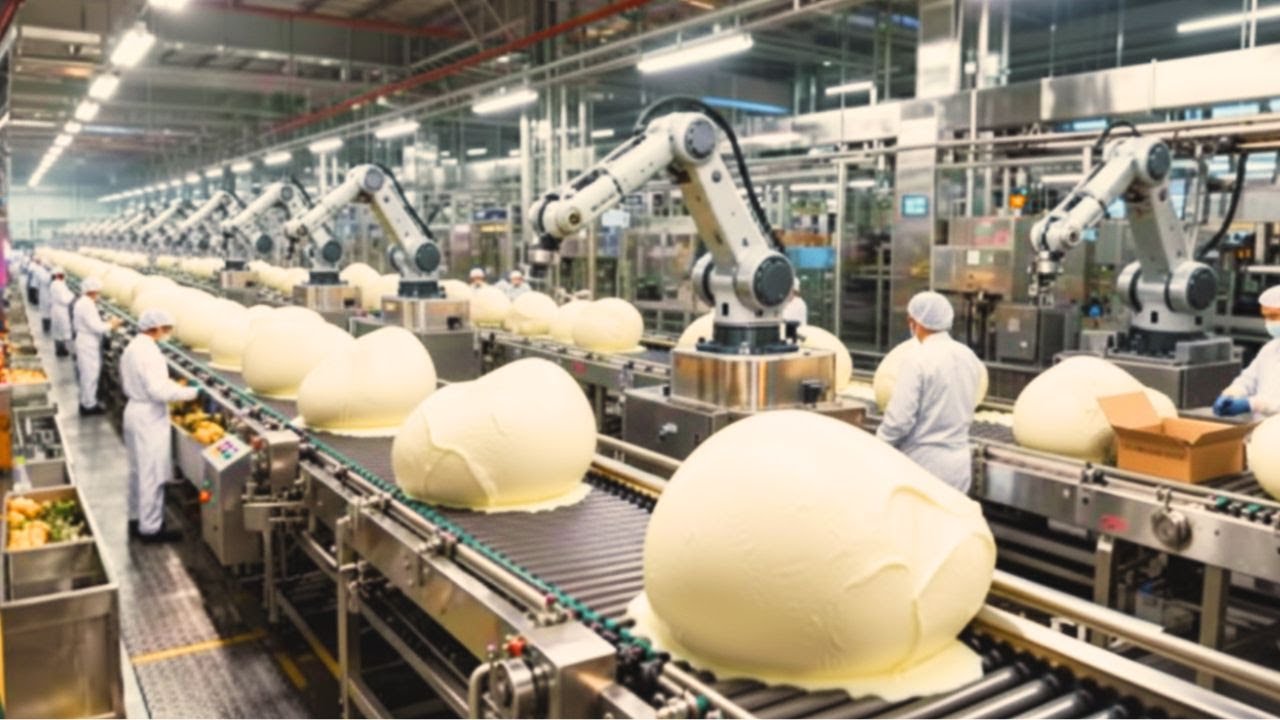 Inside a Modern Mozzarella Factory IS Like Nothing You've Ever Seen