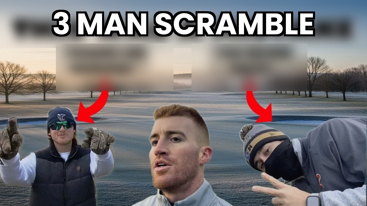 Can 3 Amateur Golfers Break Par In FREEZING Temperatures? (HILARIOUS)