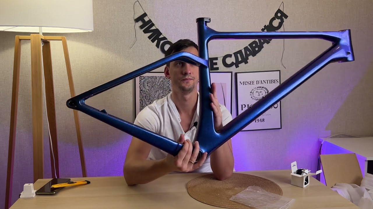 Распаковка той самой карбоновой рамы Spcycle Рама с AliExpress